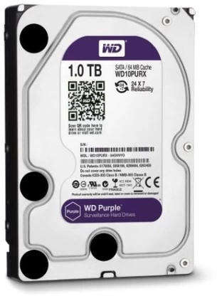WD Purple Surveillance 3.5-inch Hard Drive - 1TB