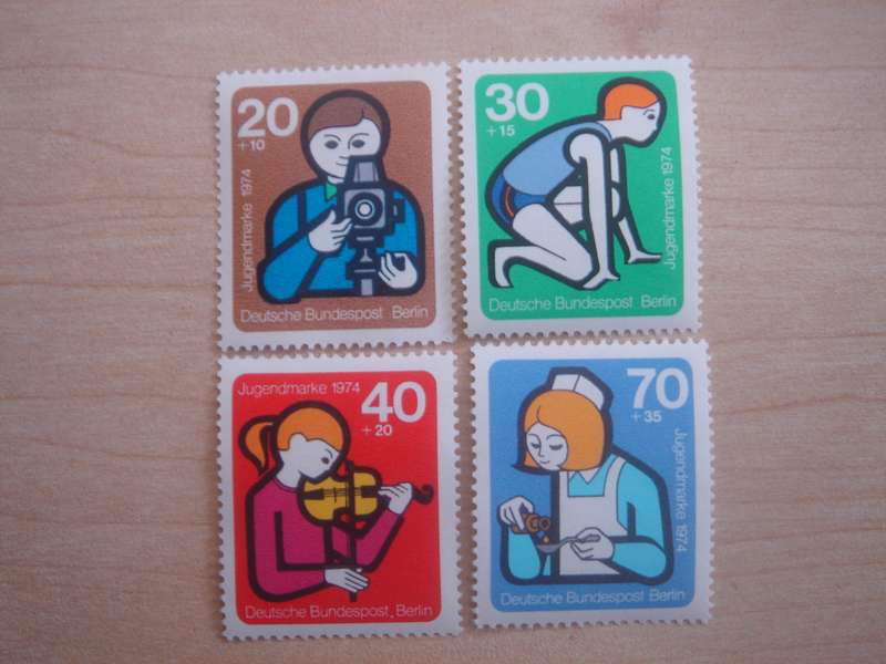 1974 West Berlin MiNr 468-471 MNH