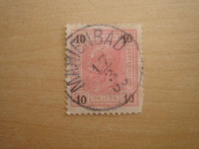 1899 Austria - Numerals 10 Heller used, stamped