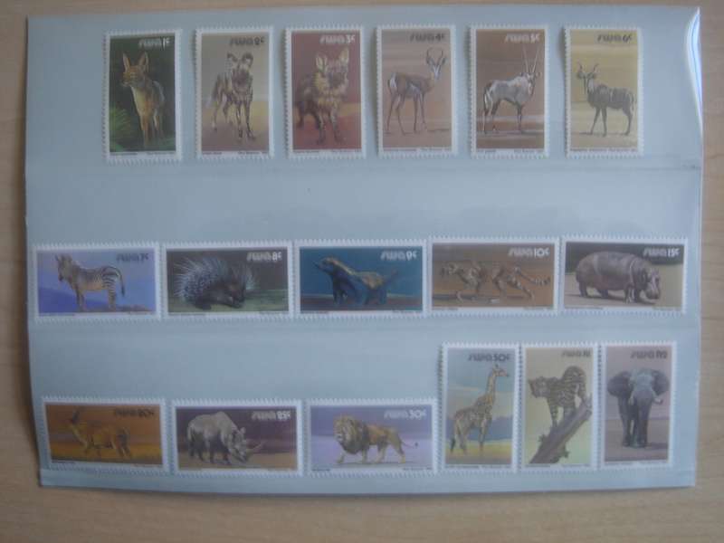 1980 SWA Animals Series - 17 values MNH