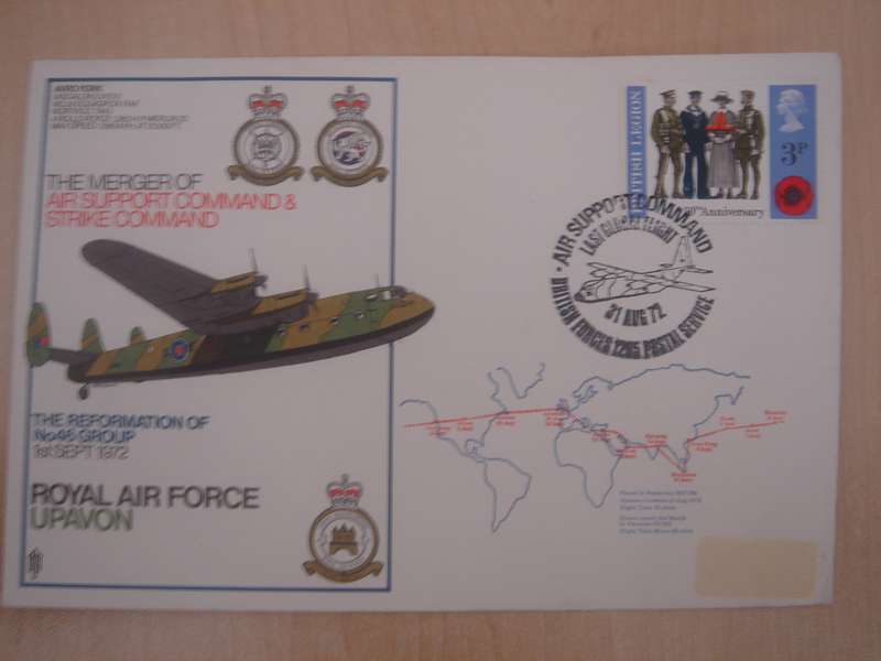 1972 RAF UPAVON - Reformation of No46 Group - Cover