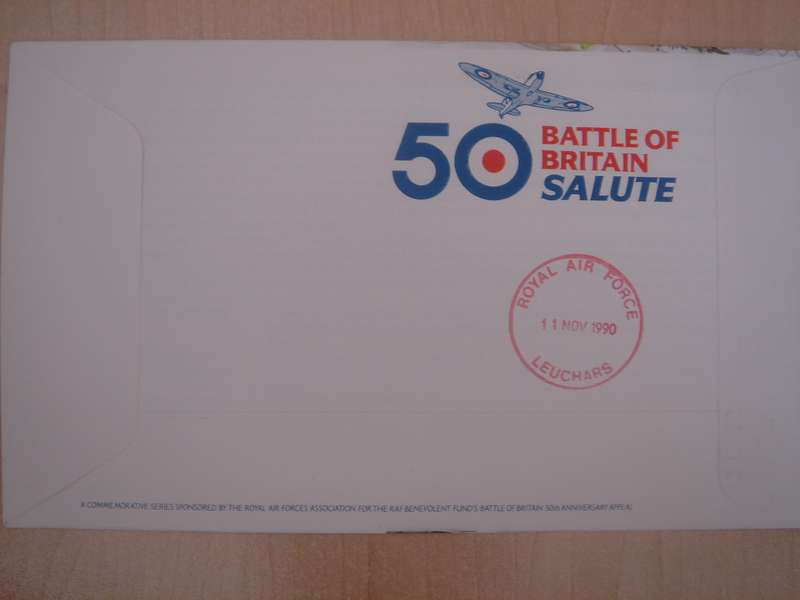 1990 The Battle of Britain 50th Anniversary Cover signed by SJ Taylor + AJ Dey