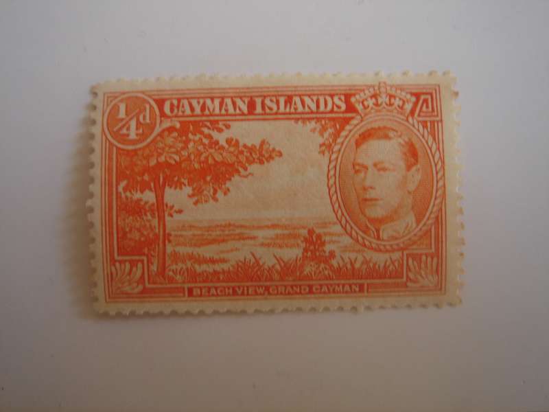 1938 Cayman Islands - SG115 - 1/4 d mint, hinged