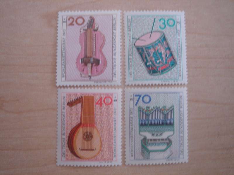 1973 West Berlin MiNr 459-462 MNH