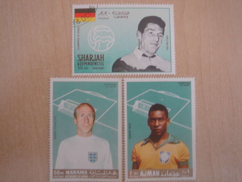 1968 Sharjah - Champions of Sport 20,50 DH + 1 R
