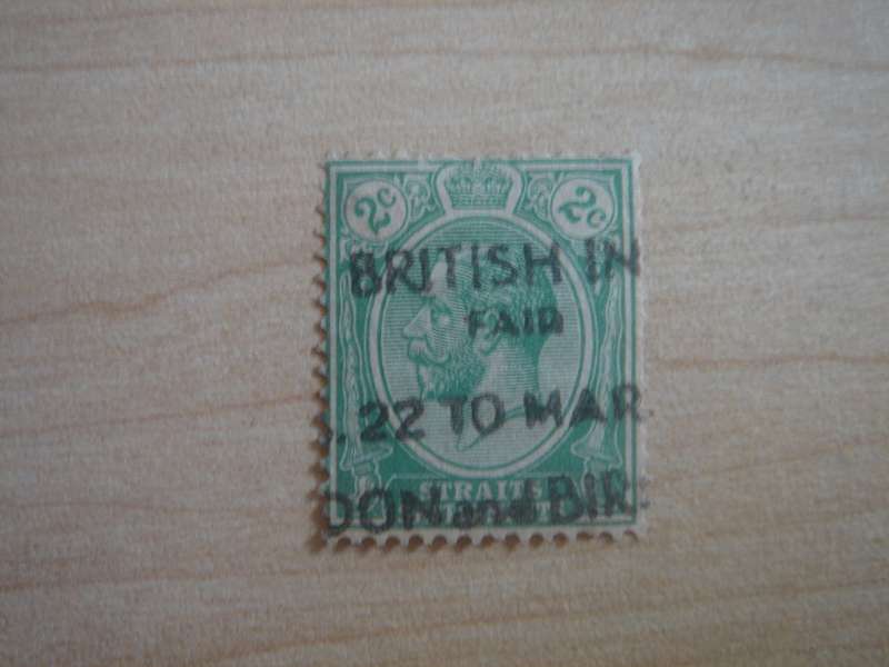 1931 Straits Settlements - 2 C used, stamped