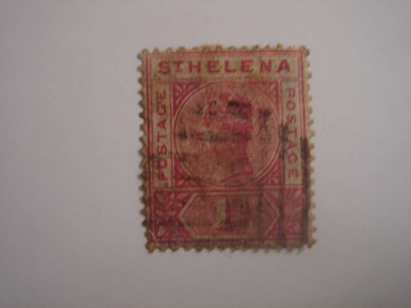 1890 St. Helena SG47 - 1c used, stamped