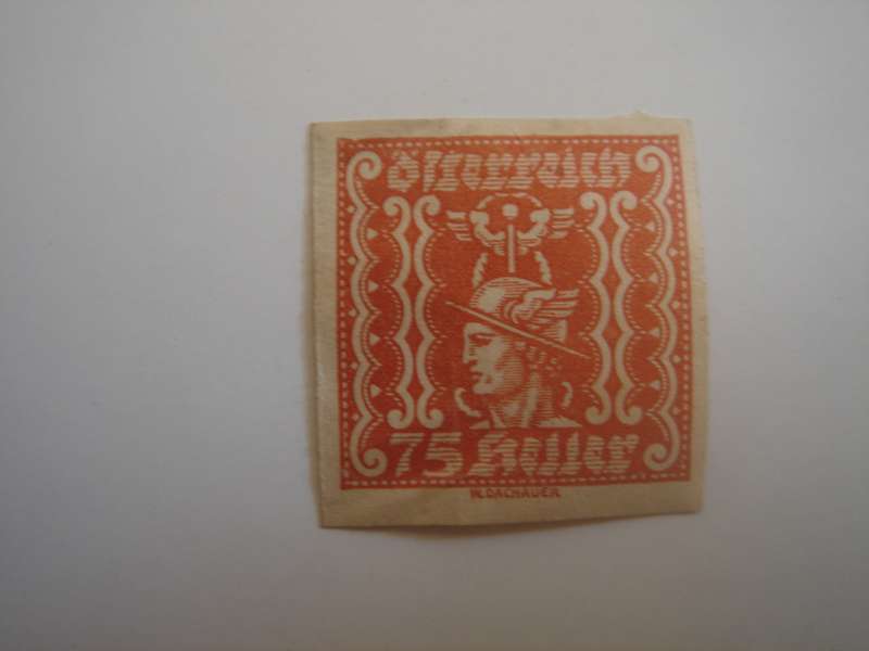 1921 Austria - Newspaper Stamps for Express 75 Heller mint, hinged