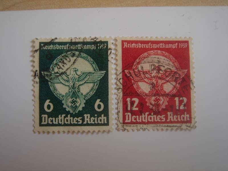 1939 Deutsches Reich MiNr 689-690 used, stamped