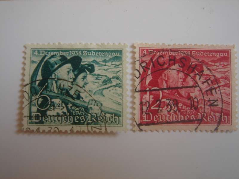 1938 Deutsches Reich MiNr 684-685 used, stamped