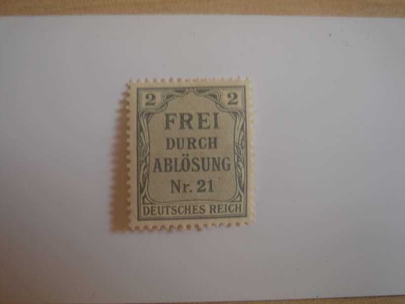 1903 Deutsches Reich Dienstmarke MiNr 1 mint, hinged