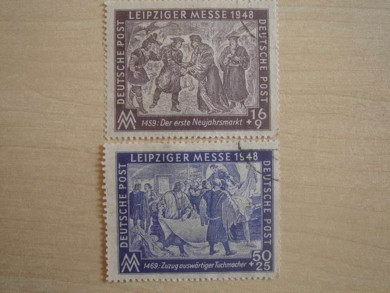 1948 Soviet Occupation (SBZ) MiNr 198-199 x used, stamped