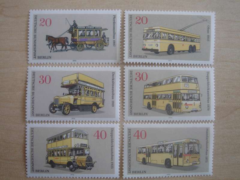 1973 West Berlin MiNr 446-451 MNH