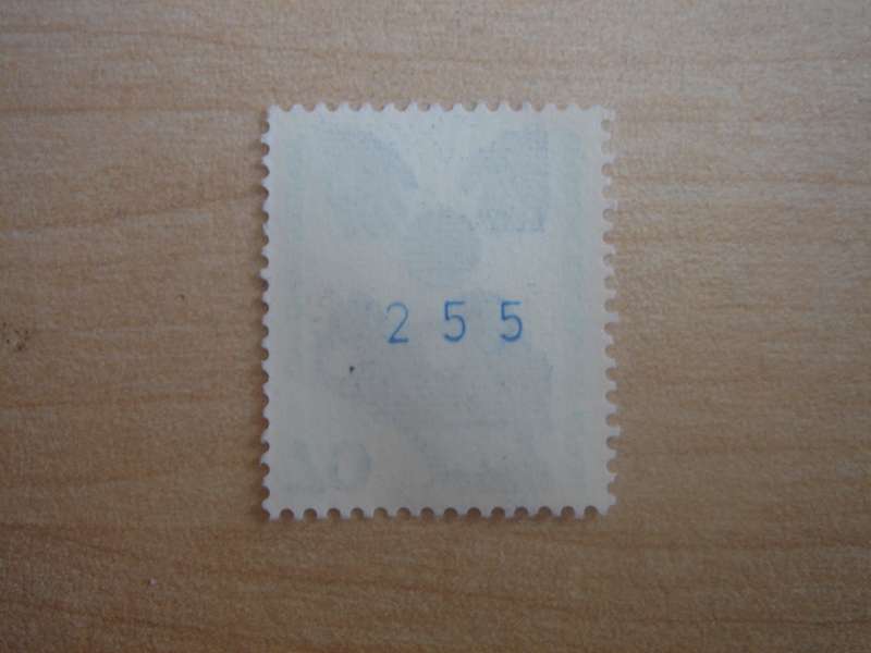 1973 West Berlin MiNr 453 R d MNH with blue number '255' on the back