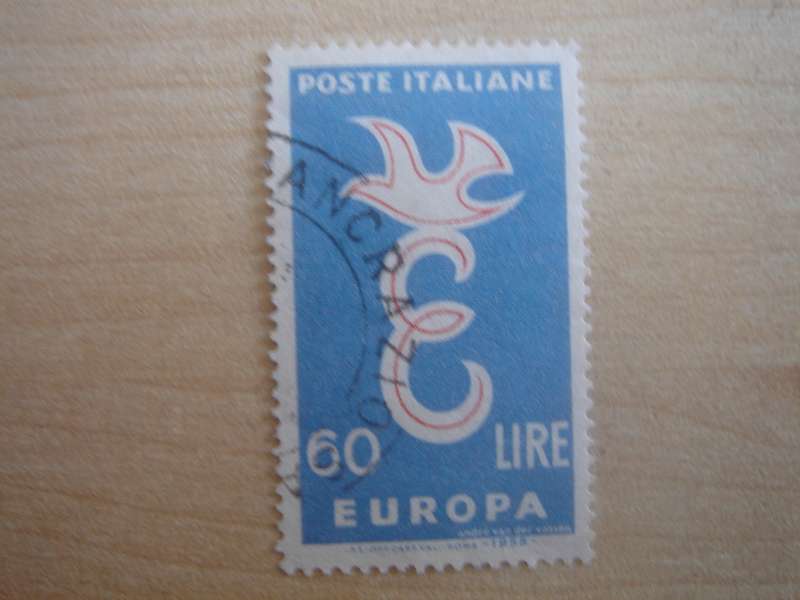 1958 Italia - Europa L used, stamped