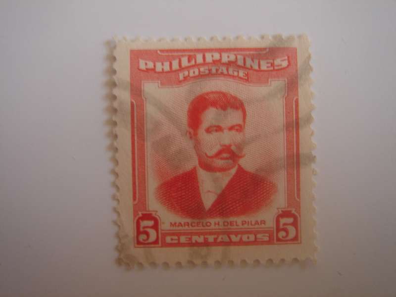 1952 Philippines - Portraits SG731 - 5 c used, stamped