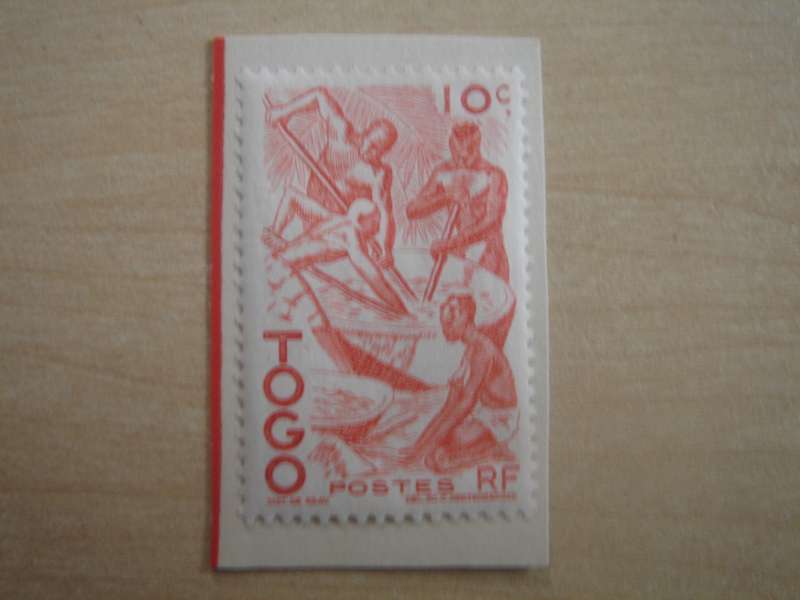 1947 Togo - Palm Oil Extraction 10 c mint on card