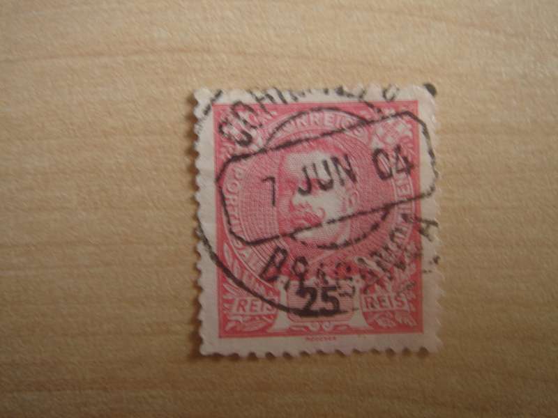 1895 Portugal - King Carlos 25 R used, stamped