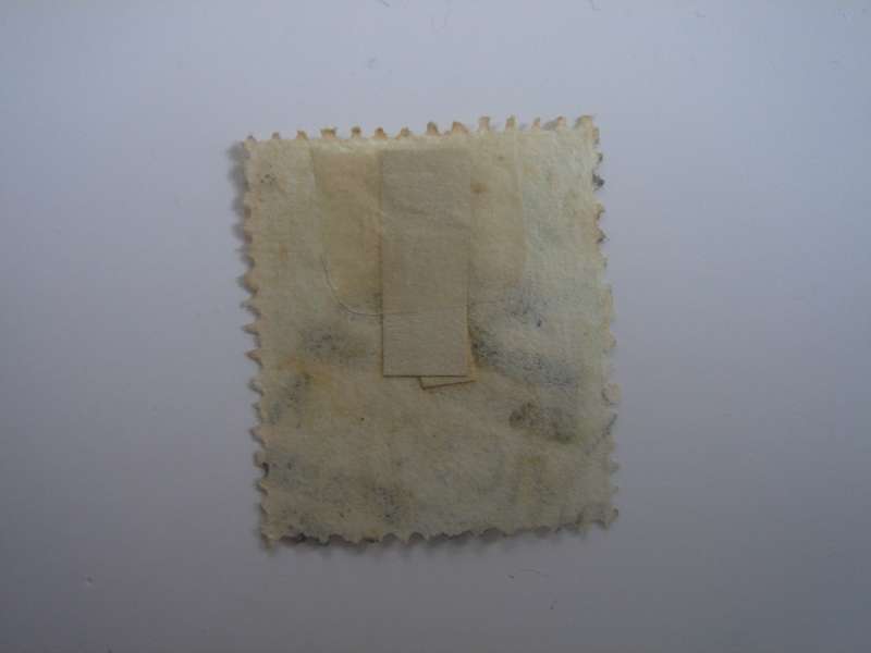 1886 Victoria SG285a 1d used, stamped