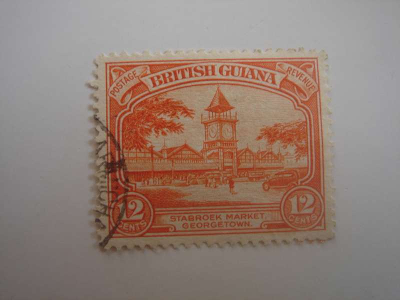 1934 British Guiana - SG293 orange used, stamped