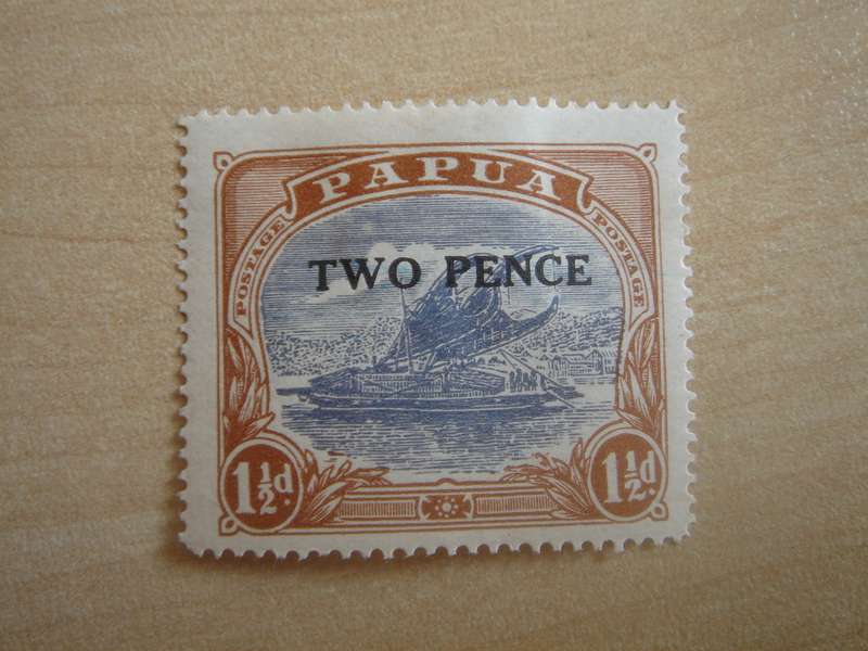 1931 Papua - SG122 optd 2 d mint, hinged
