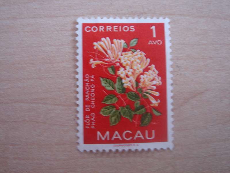 1953 Macau - Honeysuckle 1 A mint, hinged