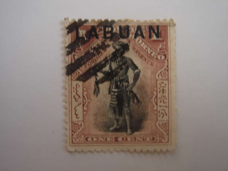 1897 Labuan - SG89b - 1 c used, stamped