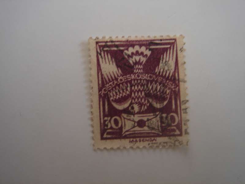 1920 CZ - Official Stamp SG195 used, stamped