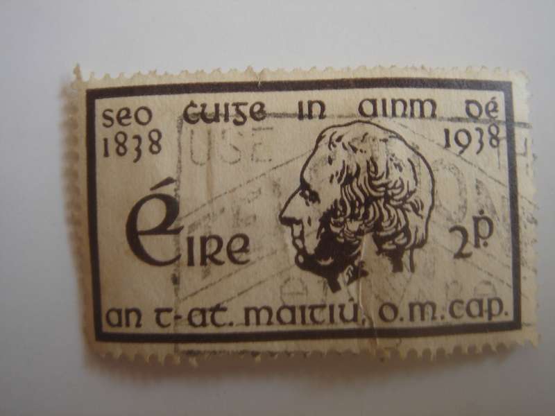 1938 Ireland - Father Mathew SG107 - used, stamped