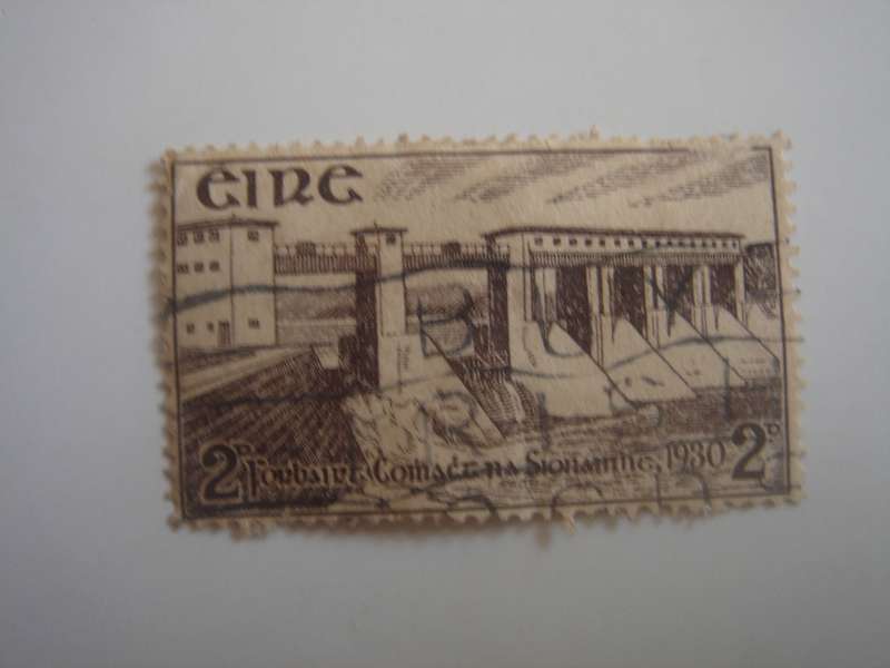 1930 Ireland - Shannon Hydro-Electric Scheme SG92 - used, stamped