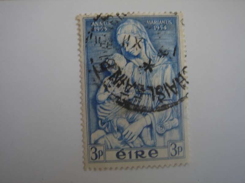 1954 Ireland - Marian Year SG158 - used, stamped