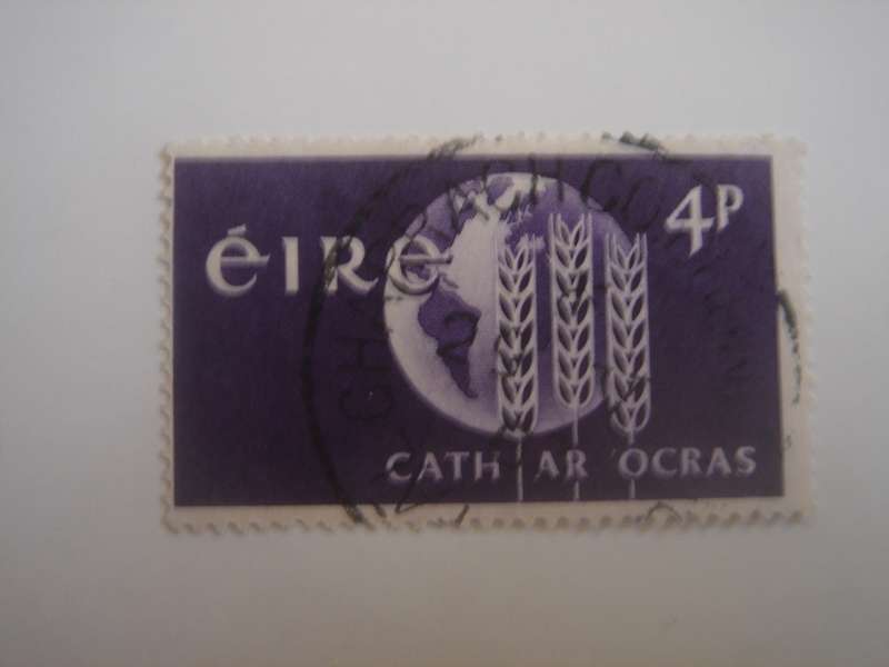 1963 Ireland - Freedom from Hunger SG193 - used, stamped
