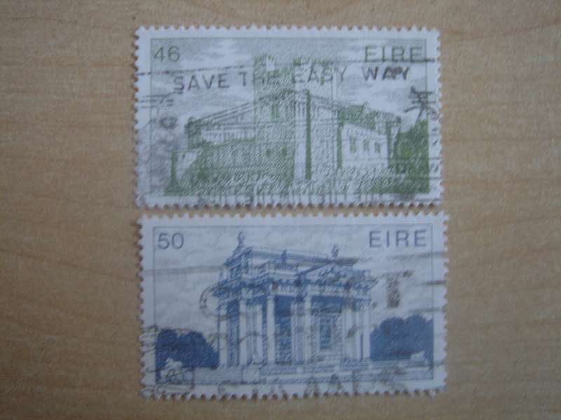 1984 Ireland - Buildings 46, 50c - used, stamped