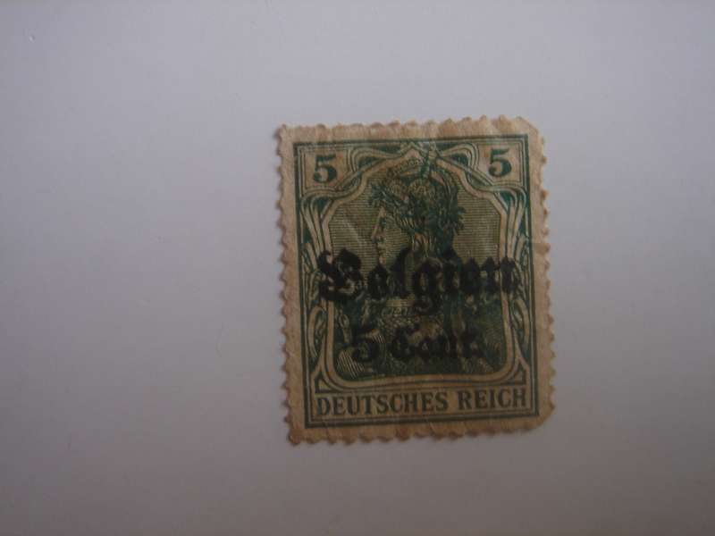 1916 Deutsches Reich - Belgien MiNr 12 I used