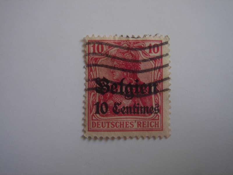 1914 Deutsches Reich - Belgien MiNr 3 used, stamped