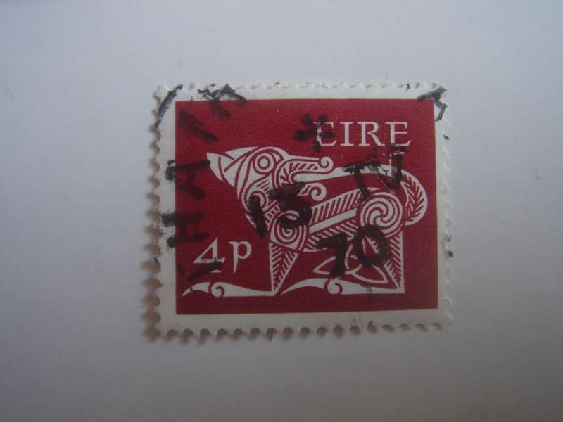 1968 Ireland - Brooch 4p SG251 - used, stamped