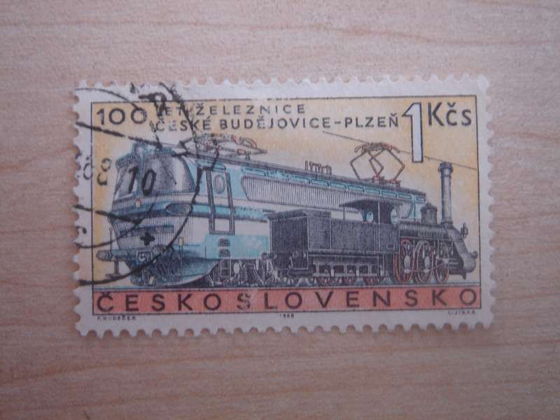 1968 Czechoslovakia - Locomotive SG1758 used, stamped