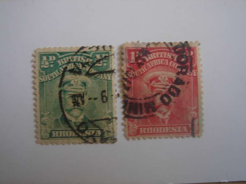 1913 Rhodesia - British South Africa Company SG282,190 used, stamped