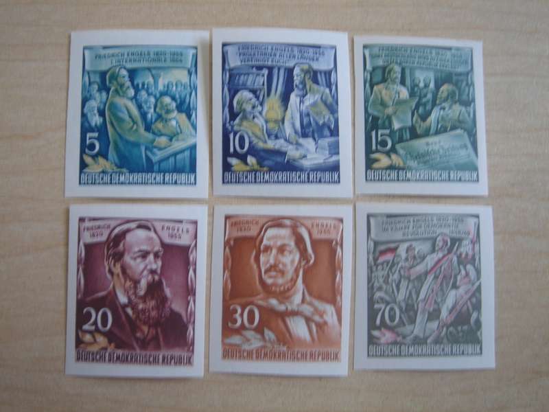 1955 DDR MiNr 485-489 B Y II MNH