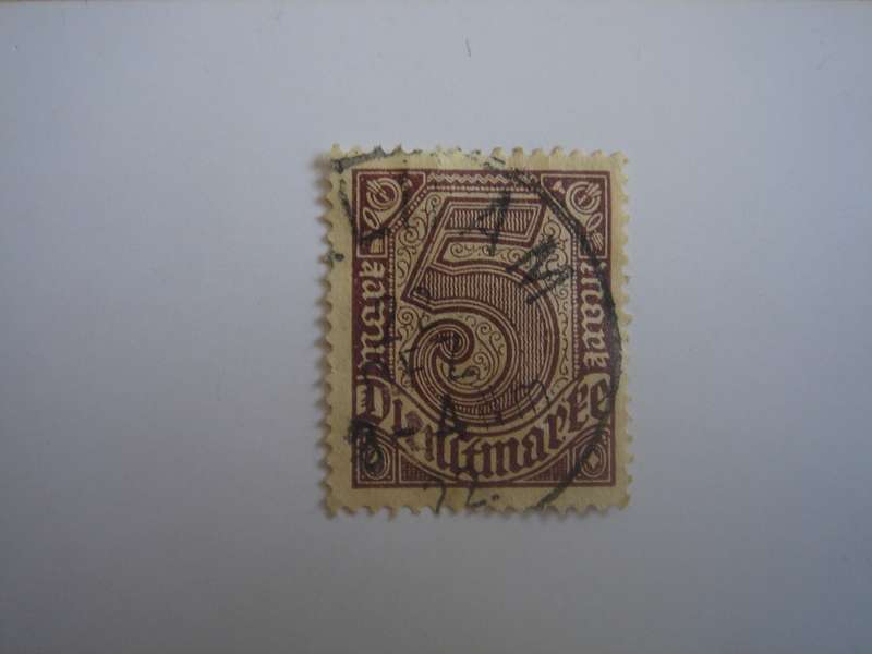 1920 Deutsches Reich Dienstmarken MiNr 33 a used, stamped