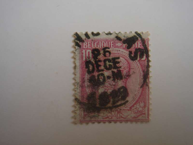 1884 Belgium - King Leopold I - SG71 used, stamped