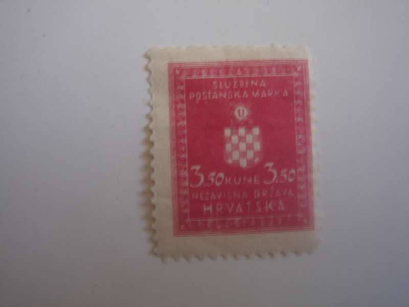 1942 Croatia - Official Stamp - SG O 61 mint, hinged