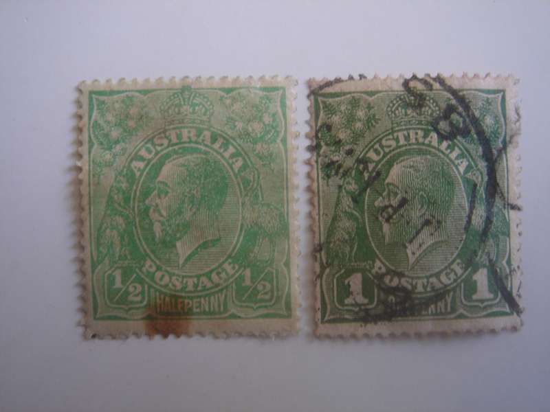 1914 Australia - King George V - SG51,95 used stamps