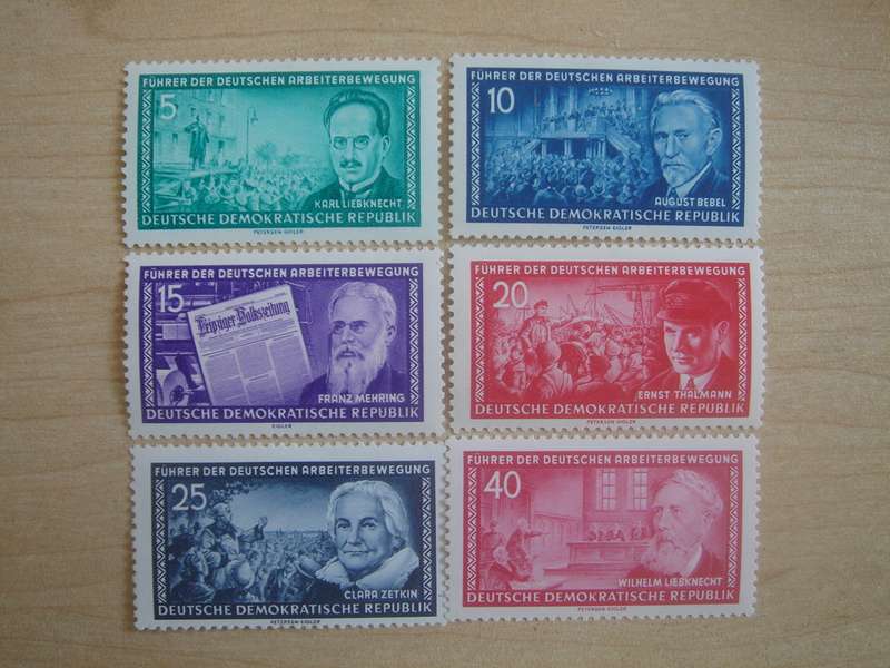 1955 DDR MiNr 472-478 X II MNH