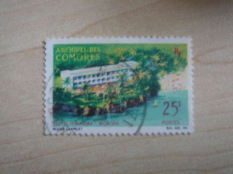 1966 Comoro Islands - Hotel Itsandra SG61 used, stamped