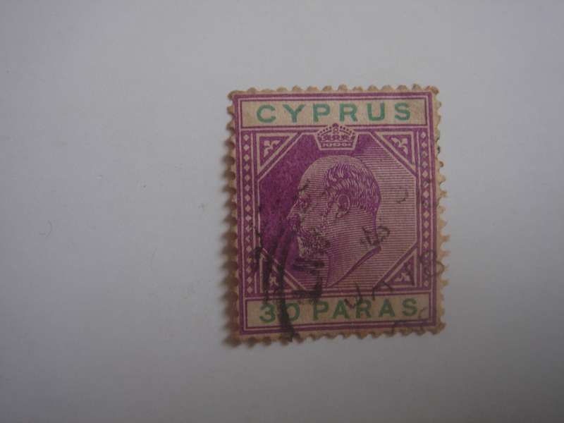 1912 Cyprus - King George V SG76 used, stamped