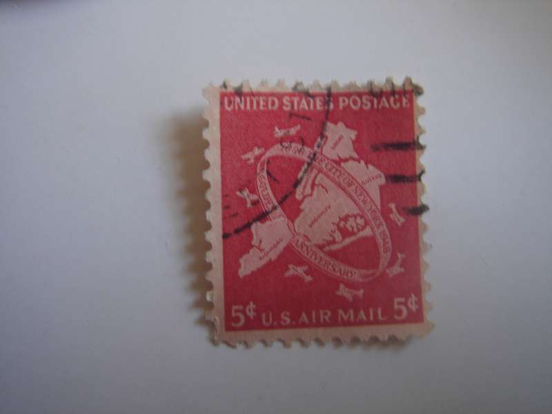 1948 USA Airmail - NY City Jubilee SG A957 used, stamped