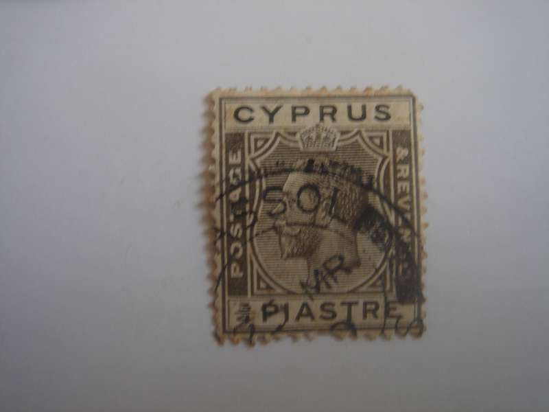 1924 Cyprus - King Edward VII SG119 used, stamped