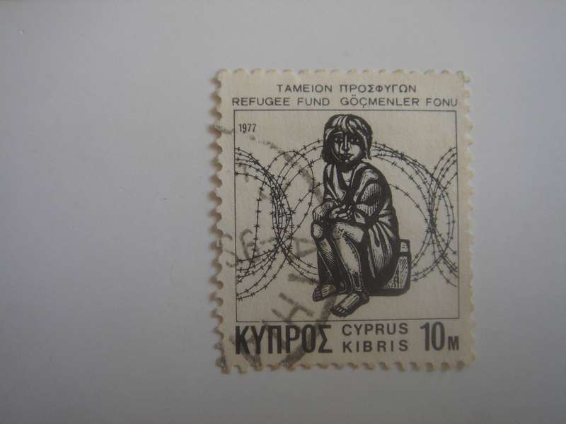 1977 Cyprus - Refugee Fund SG481 used, stamped