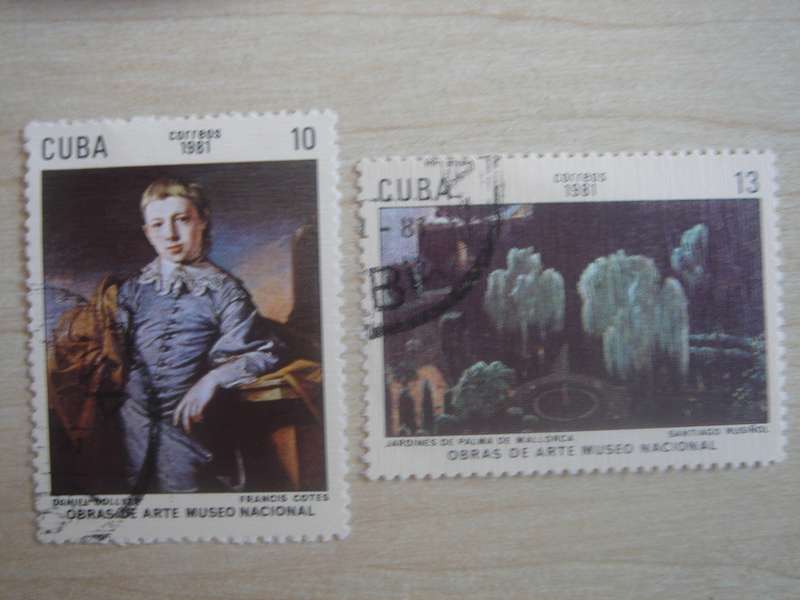 1981 Cuba - Museo Nacional Paintings 10,13 C used, stamped